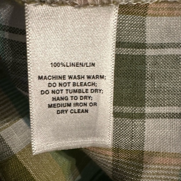 Lafayette 148 New York Sabira Linen button down shirt Size XL - Picture 9 of 10